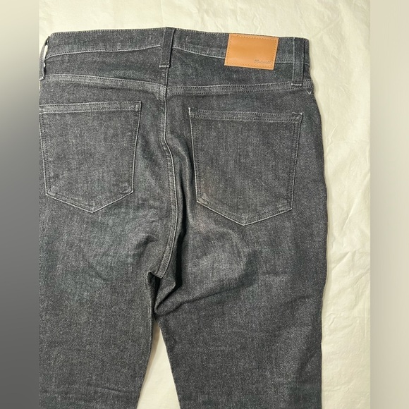 Madewell 10” High Rise Skinny Black Denim Jeans Size 27 - Picture 6 of 14